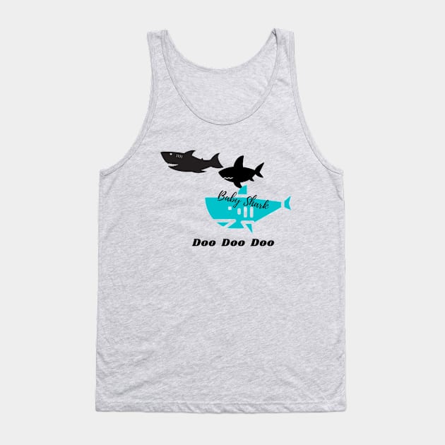 Baby shark doo doo doo Tank Top by gain